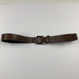 Kenneth Cole Reaction BIE Brown Genuine Leather Belt Cowboy Southwestern